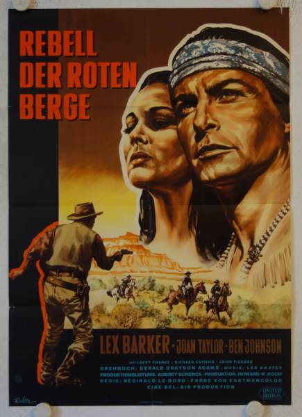 Rebell der roten Berge originales deutsches Filmplakat